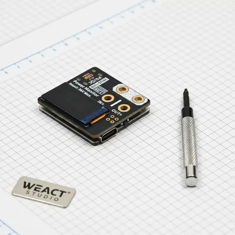 1 Set 36V 10A Max Power Monitor Module With XT60 Connector PD QC Support For RC Drone Battery Power Detection