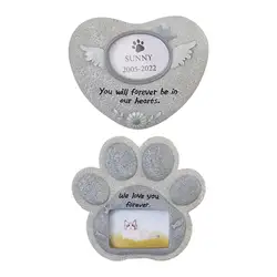 Pet Dog Memorial Stones Memory Plaques for Dog or Cat Pet Tombstones Small Grave