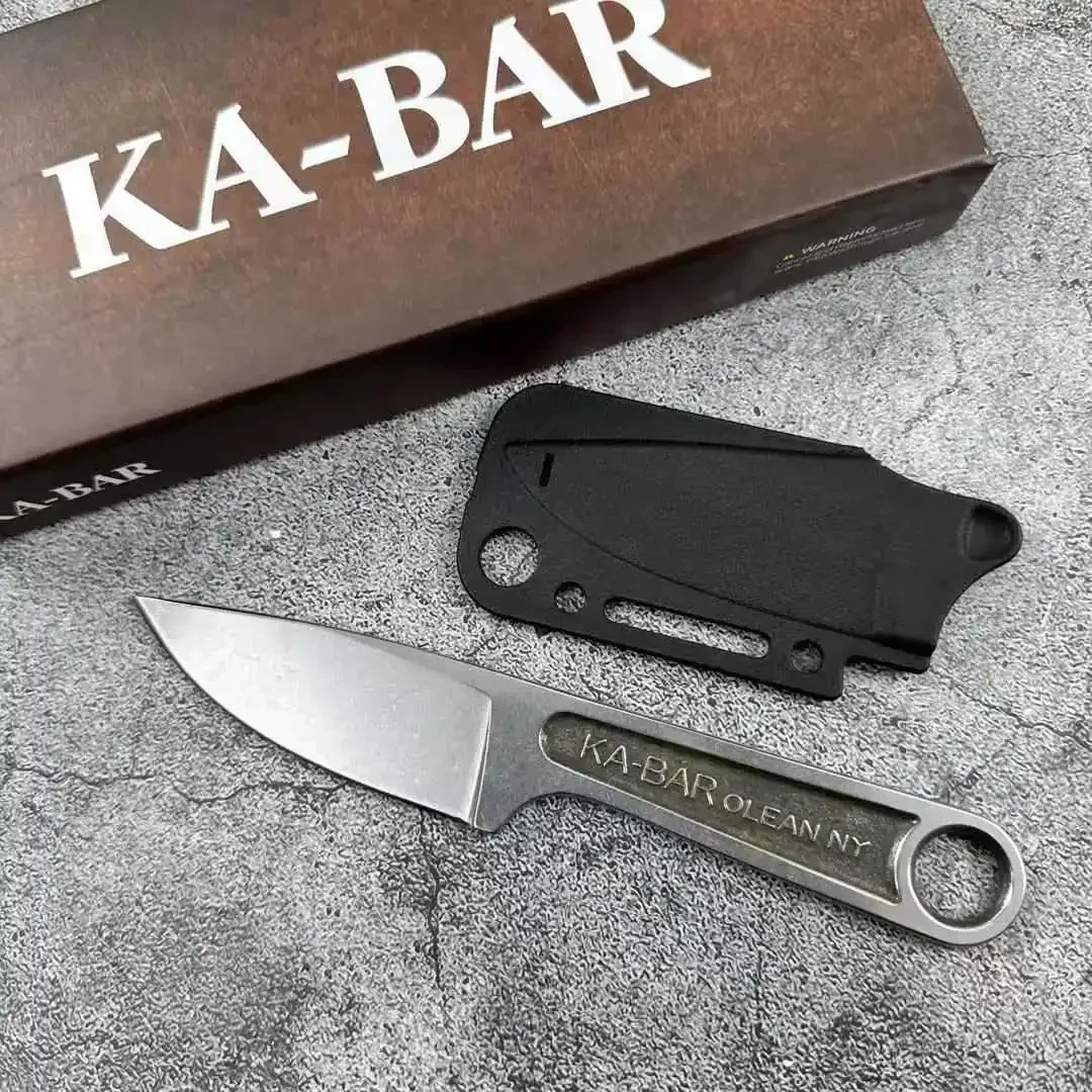 KB 1119 شفرة مثبتة سكين البرية بقاء التكتيكية مستقيم سكين أداة المحمولة في الهواء الطلق الصيد التخييم EDC سكين غمد