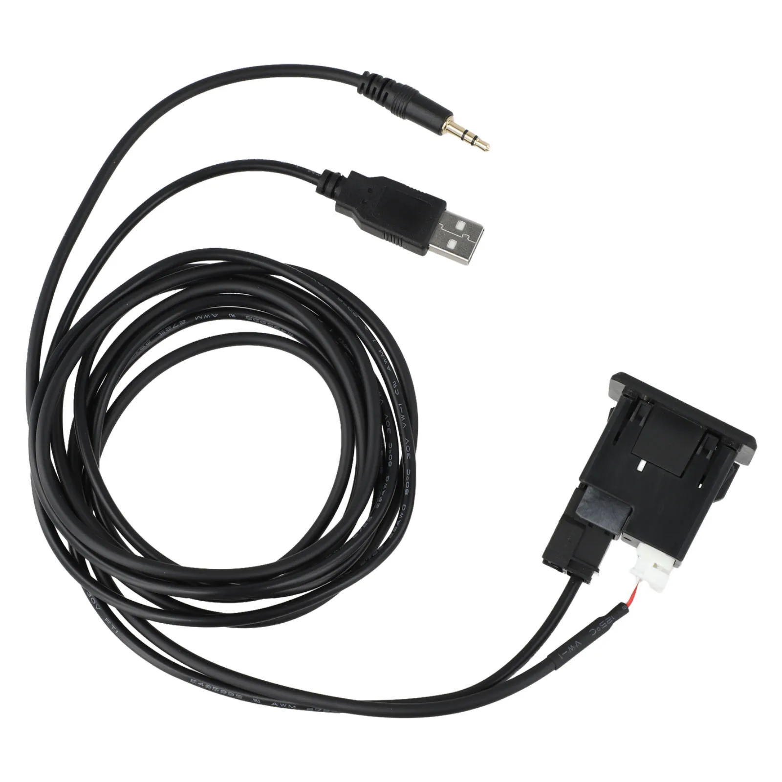 

Черный аудиокабель длиной 150 см, конструкция из АБС-пластика, прямая установка, быстрая установка для Nissan 370Z