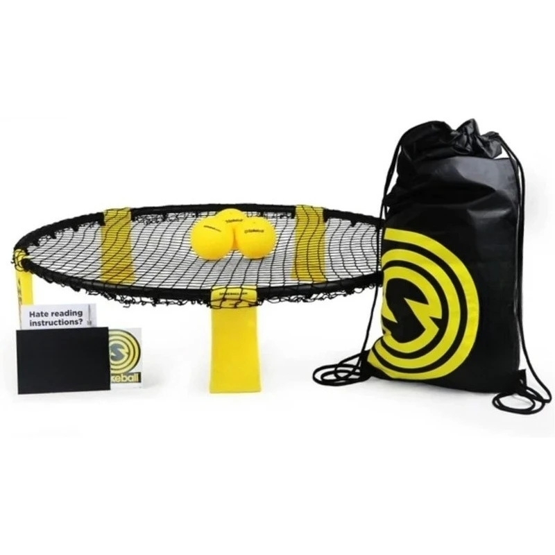 3 Ball Original Roundnet Game Set - Includes 3 Balls, Net And Bag