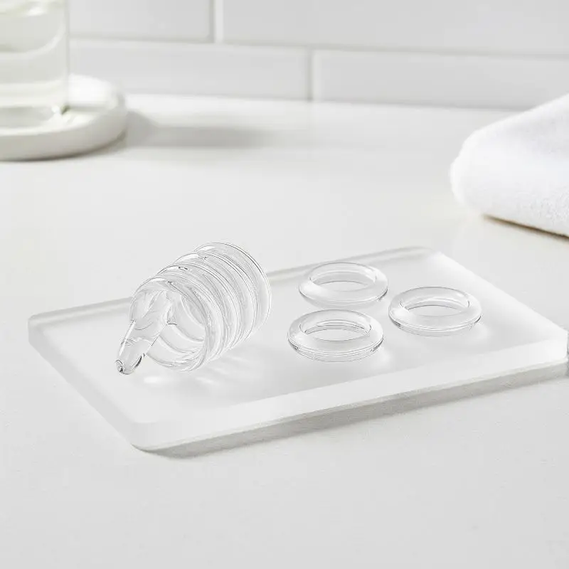 4Pcs Daily/Night Cock Ring Male Sex Toys TPE Foreskin Corrector Resistance Ring Delay Ejaculation Penis Ring For Adult Supplies view 5