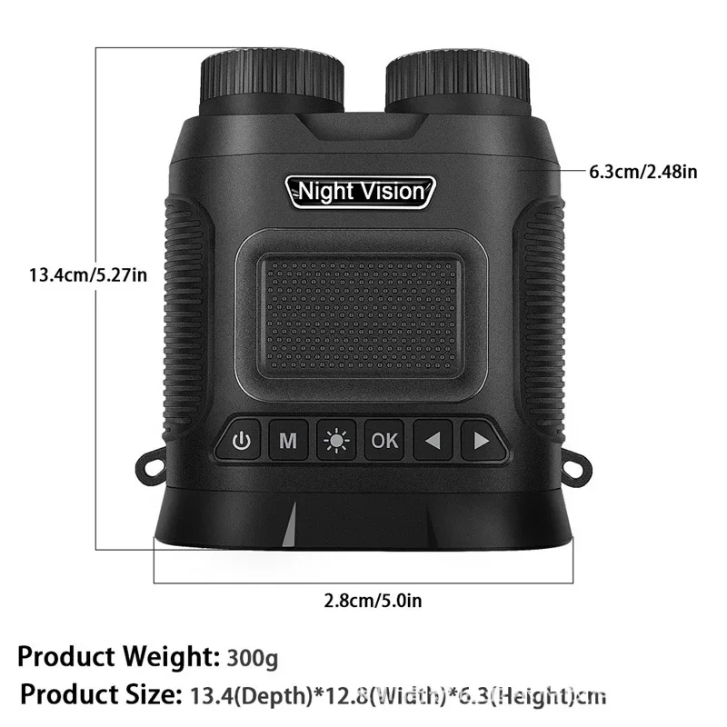 DT29  tepelné záření digitální noc vidění binoculars 8X zaskočit 300M 2.5K UHD 40M pixelech dobíjecí dalekohled pro hon kemping