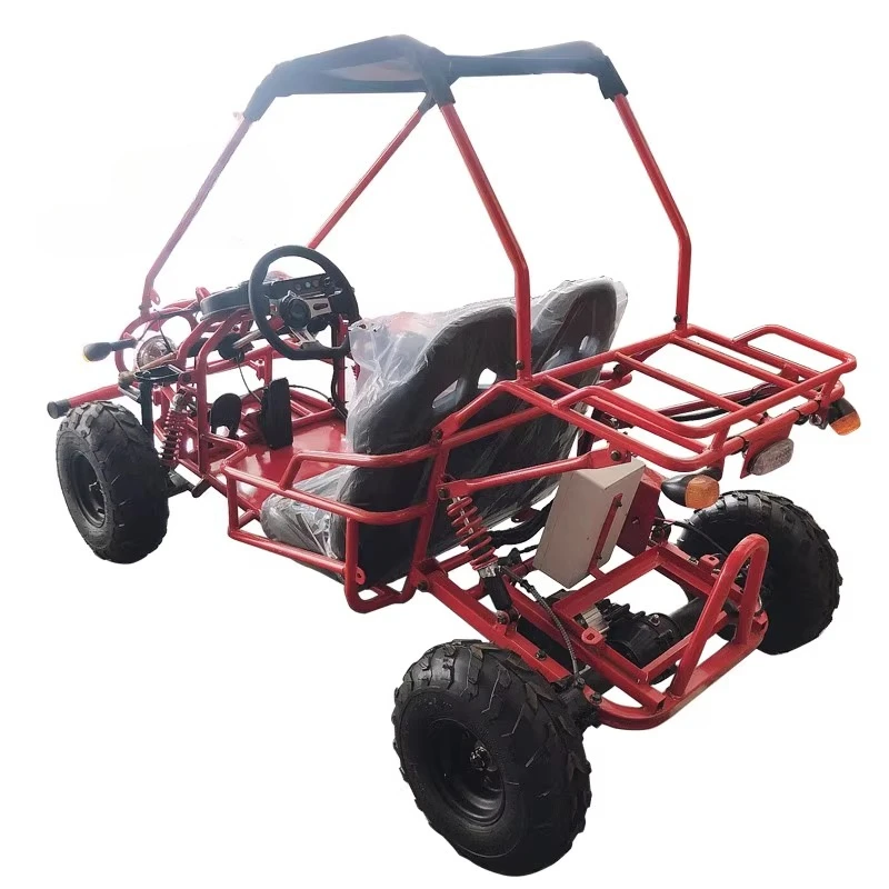 Moto Elettrica Personalizzata per Parchi e Piste, Kart da Spiaggia per Bambini a Due Posti per Uso Interno ed Esterno