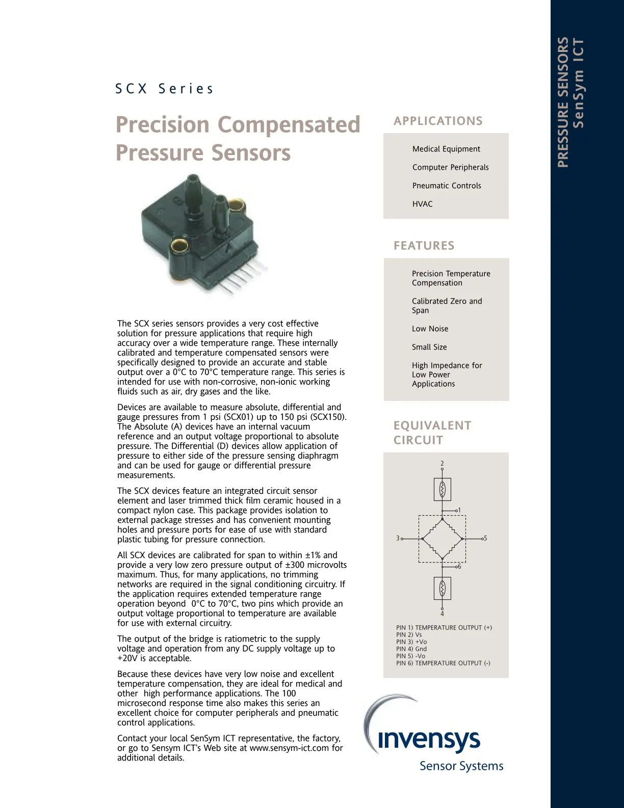 SCX100DNC Honeywell agent pressure sensor new original fast delivery worry-free after-sales