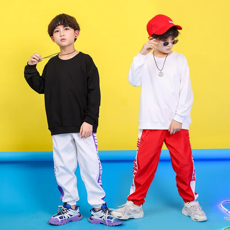 in the Training of Sports Meeting, Children's Solid Color Suit, Children's Foreign Style Clothes, Hip-hop Class Clothes and