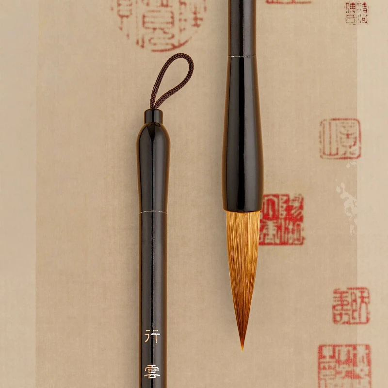 Mixed Hair Chinese Calligraphy Brush Running Script Thousand Character Classic Regular Script Writing Brush Chinese Painting