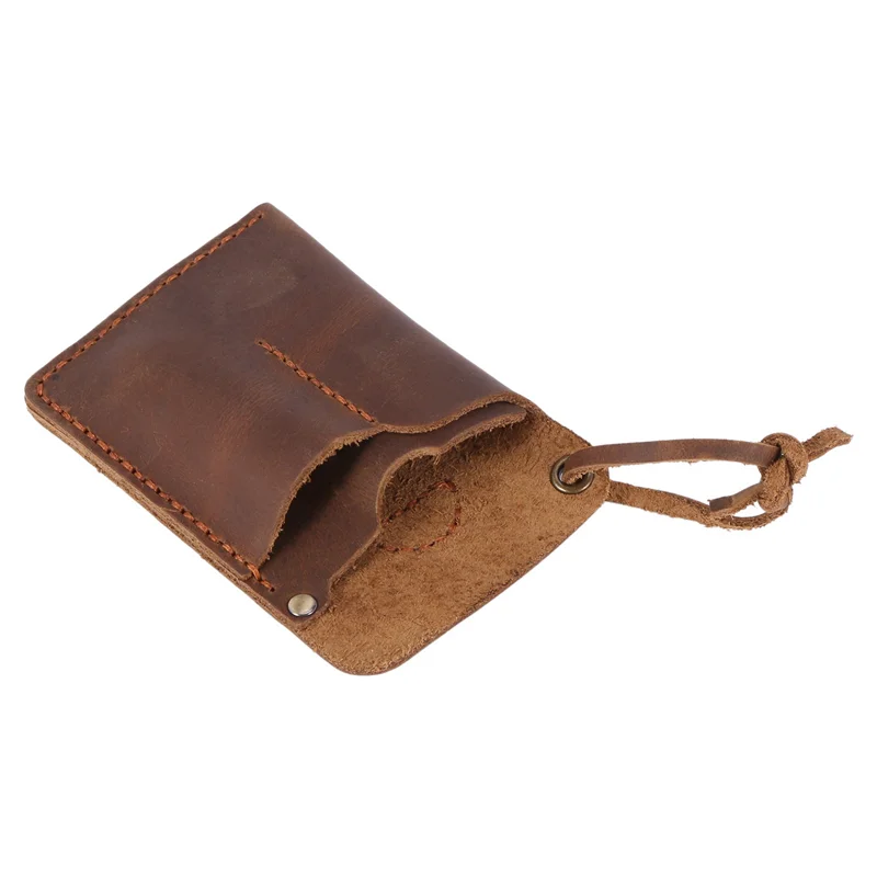 ABZZ-3X Handmade EDC Organizer Leather Sheath/ Organizer Slip Pouch Case For Flashlight/Multi-Tool/Knife/Pen