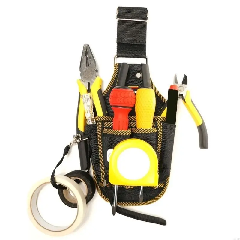 POCKET POCKET เครื่องมือขนาดเล็กที่วางกระเป๋า Utility ที่มีกระเป๋าหลายกระเป๋าสำหรับช่างช่างช่างไฟฟ้า M4YD