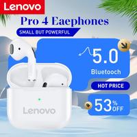 New Lenovo Wireless Headphones Bluetooth Earphones Earbuds Headsets Hearing Aids Stereo Fone TWS With Mic For Sports Phones