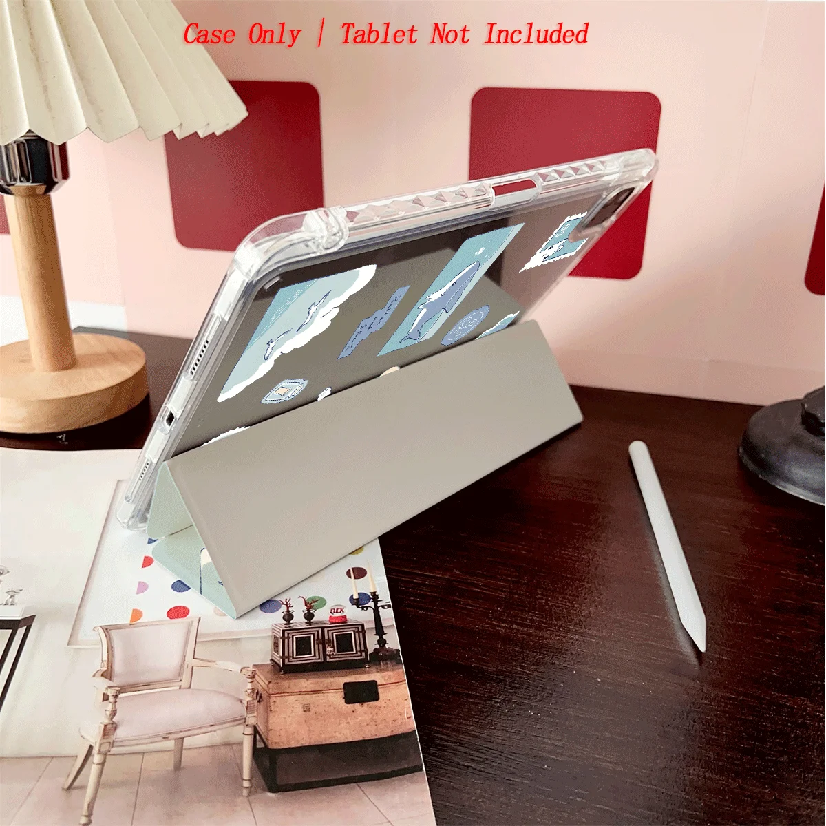 Slim Fit Premium TPU Tablet Cover, Shockproof Durable Lightweight Protective Case for iPad Samsung Huawei Honor Redmi Xiaomi