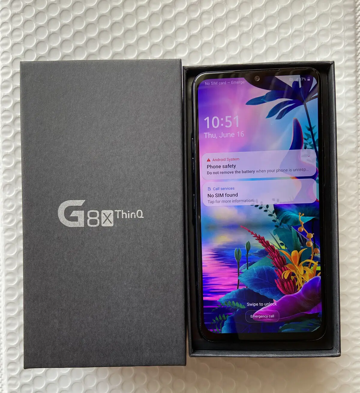 Imagem -04 - Thinq Smartphone Android Celular Desbloqueado 6.4 Octa Core 6gb de Ram 128gb Rom Lte Móvel 32mp Câmera Traseira 1sim Original Lg-g8x