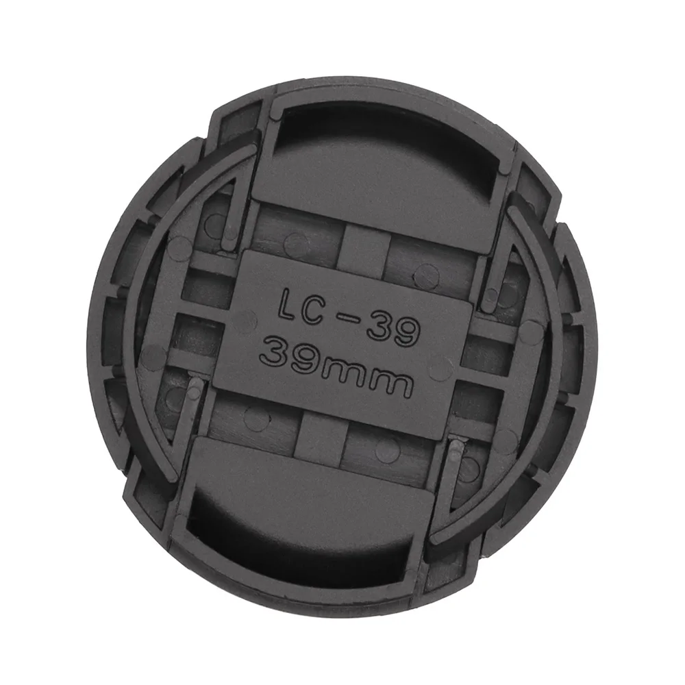 Center Pinch Lens Cap 37 39 40.5 43 46 49 52 55 58 mm Universal Plastic For Sony Canon Nikon Pentax Olympus Panasonic Fujifilm