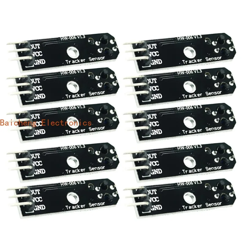 

10Pcs TCRT5000 3Pin Tracking Module IR Infrared Sensor Module IR Infrared Line Reflection Track Follower Sensor For Arduino