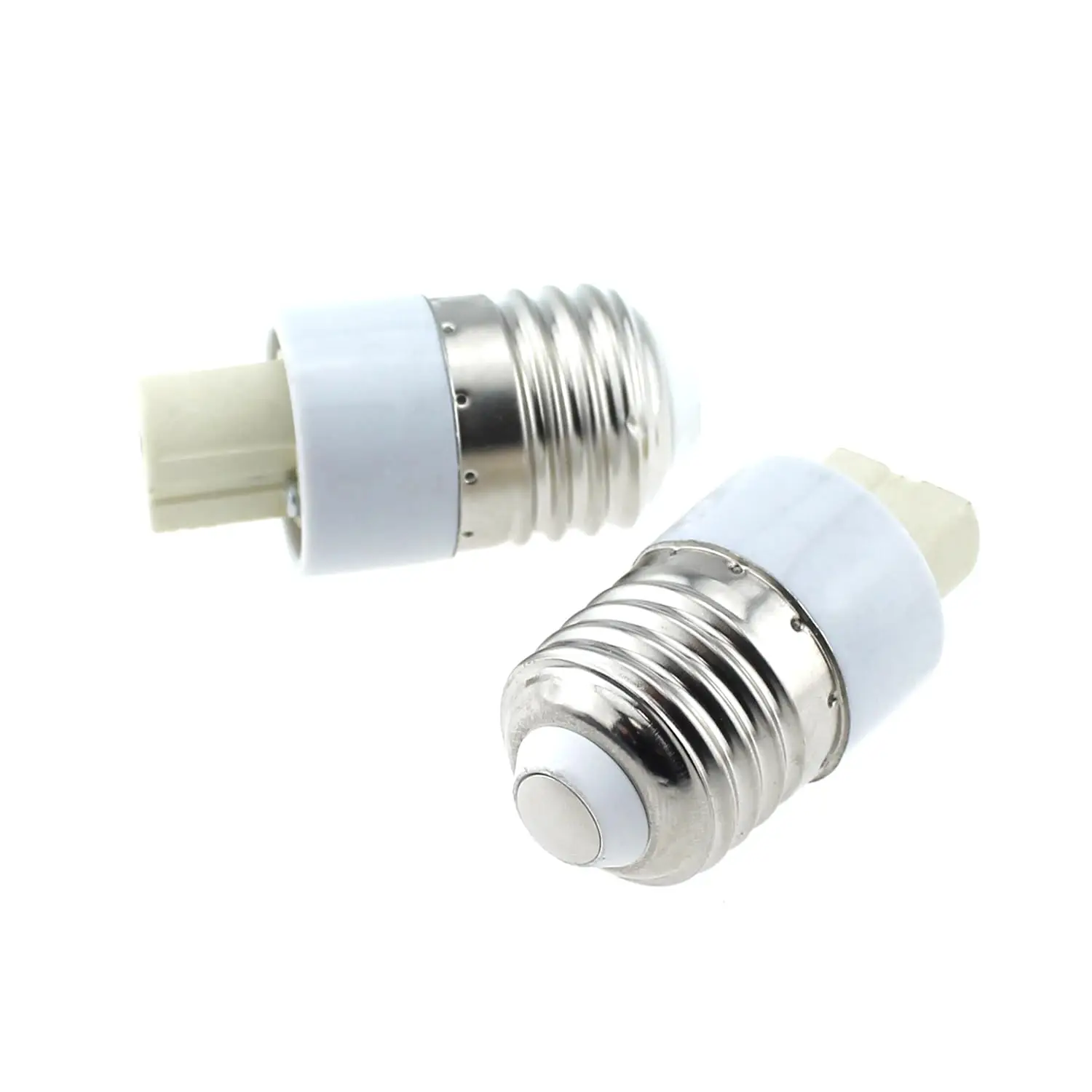 6PCS Practical Lamp Converter Bulb Adapter Lamp Holder Converter White E27 to G9 Conversion Screw Head 56MM x 29MM/2.2 inches x