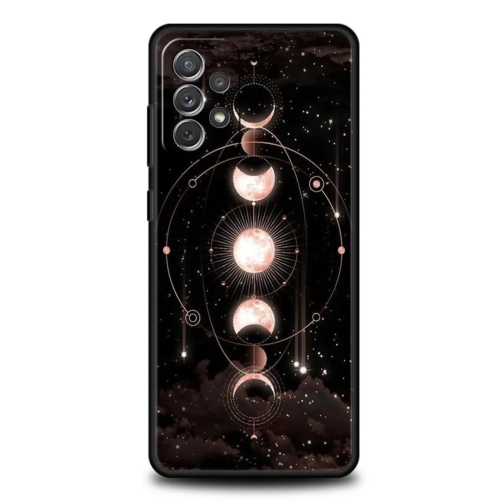 Phone Case For Samsung Galaxy A15 A13 A51 A71 A41 A31 A21S A03S A05 A35 A55 A23 A25 A33 A53 A73 Cover Planet and starry sky art