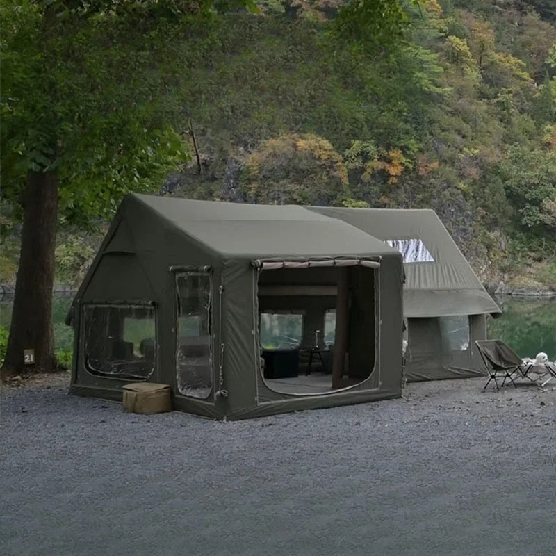 Universal rainstorm protection in all seasons, one room and one living room, quick-opening family tent