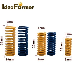 4pcs/set Spring10*25MM 8*20MM 15*6MM Hot Bed Leveling Spring Die For Ender 2 3 Pro 5 for Creality CR-10S PRO 3D Printer Parts