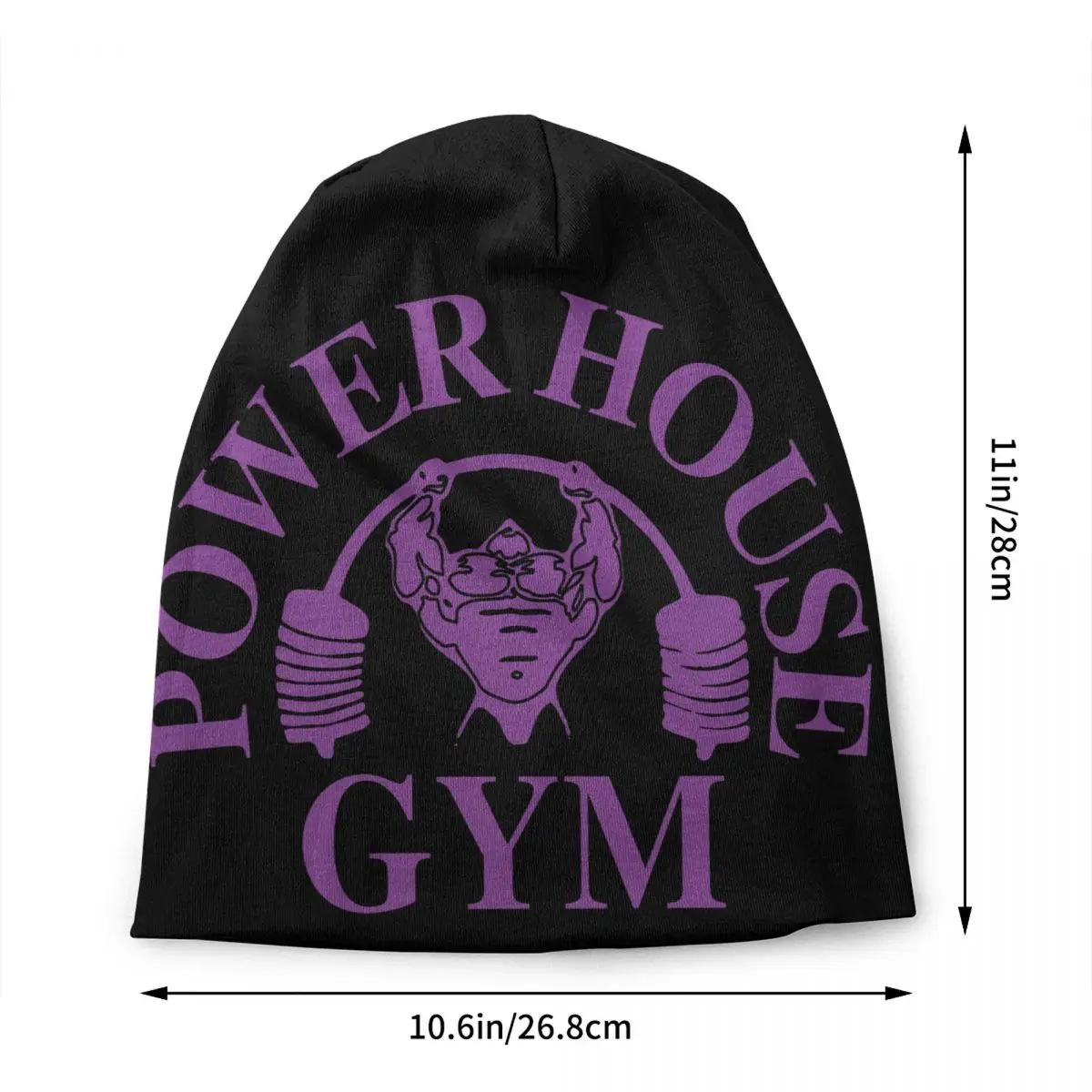 Powerhouse Gym Beanie Cap Unisex Winter Bonnet Femme Knitting Hats Street Outdoor Fitness Building Muscle Skullies Beanies Caps