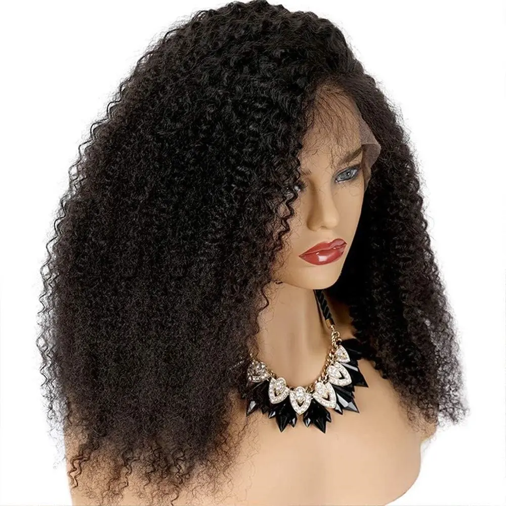 32 Inch Kinky Curly T13X6 Lace Wig 100% Human Hair Wig For Women T13x5 Lace Virgin hair T4x4 kinky Curl Wig 250% Density