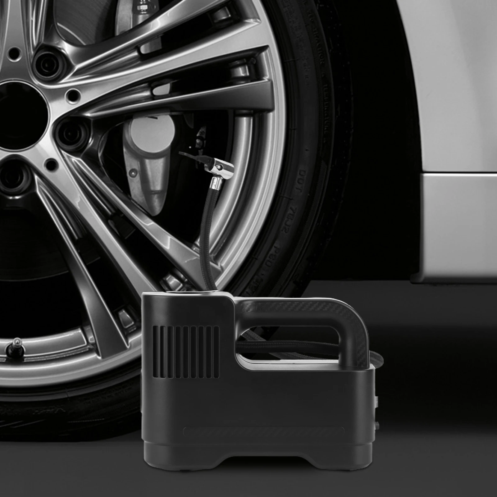 150PSI Car Air Pump with Pressure Gauge Portable Car Inflator Pump DC 12V Bicycle Air Compressor for Motorcycle Tires