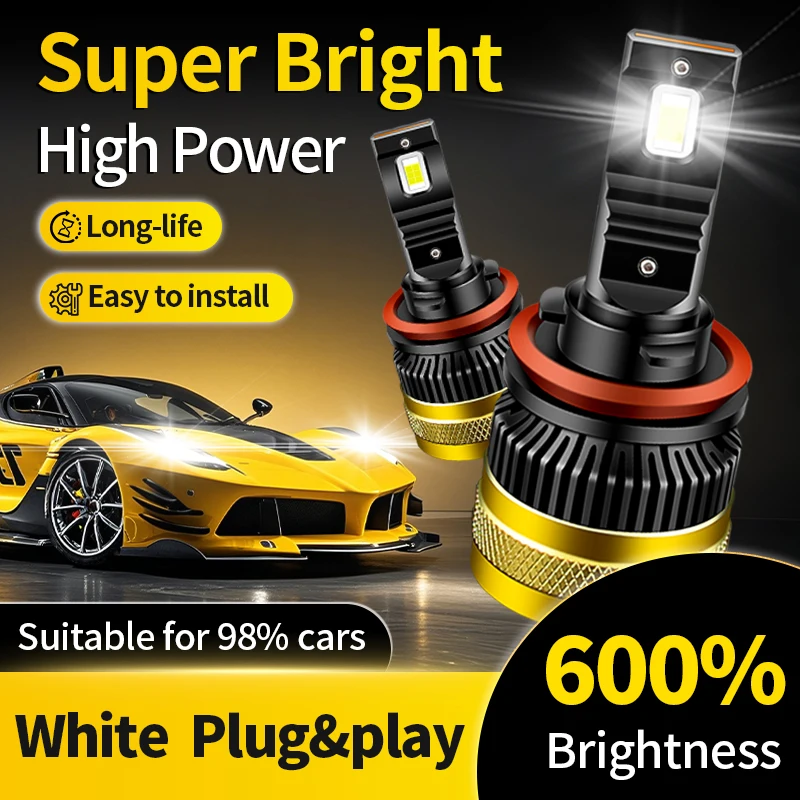 2PCS Led Car Headli…