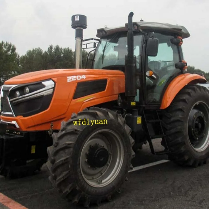 Trator Agrícola com 6 Cilindros, Motor Diesel Traktor, 4x4, 200HP, para a China