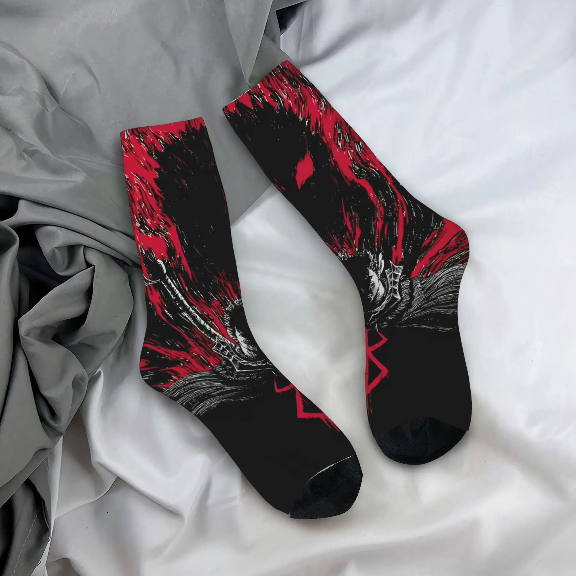 Anime B-berserks Sokken Herfst Kousen Kawaii Zachte Herensokken Ontwerp Klimmen Antislip Sokken