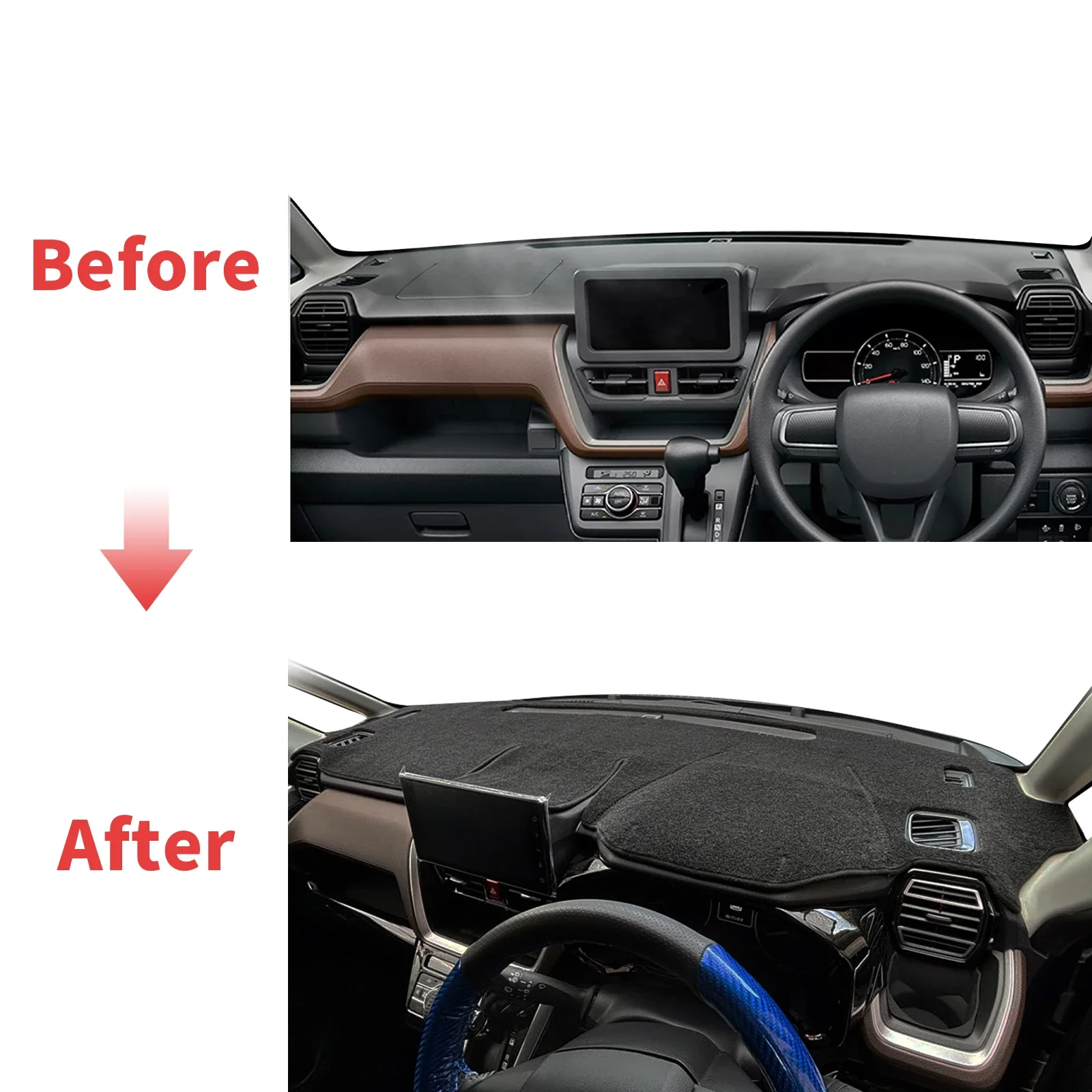 for Daihatsu MOVE 2025-2027 Canbus LA850 LA860S Custom Fit Car Dashboard Cover Sunshade Dash Mat Anti‑Slip Dashmat Accessories