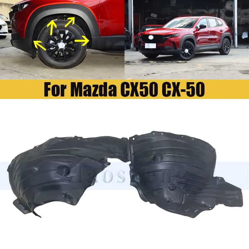 

Car Front Fender Lined Mudguard For Mazda CX50 CX-50 Mud Flaps Splash Guard Mudguards
