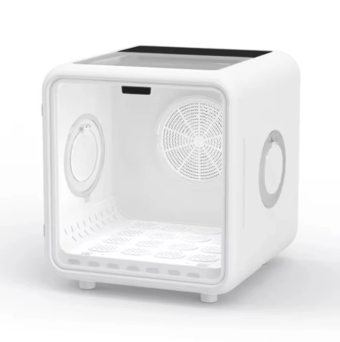Automatic Pet Dryer Box Ultra Quiet Pet Hair Dryer Smart Temperature Control 360 Drying for Cats Small Dogs