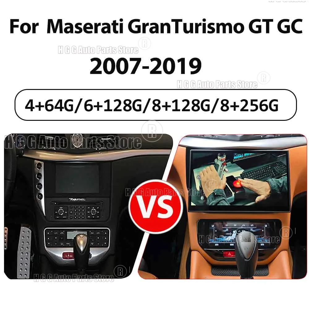 11.6INCH Android For Maserati GT GC GranTurismo 2007-2019 Multimedia Player GPS Navi Car Radio Stereo 4G WIFI Carplay HeadUnit