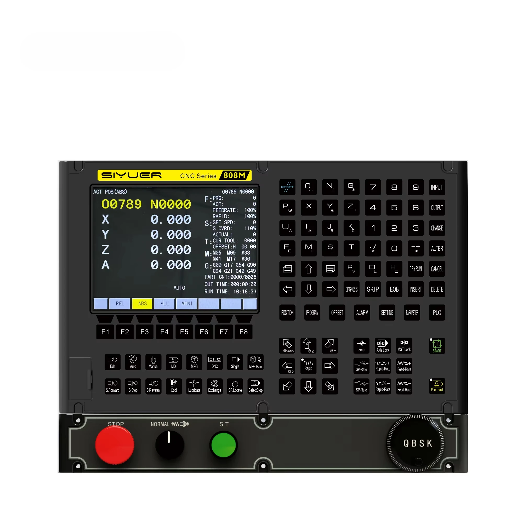 808M 4 Axis CNC Milling Drilling VMC Controller With Rigid Tapping Boring Machine CNC Router Control System