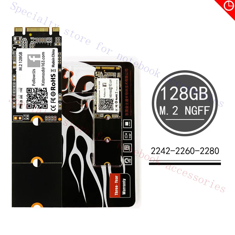 R+  FOR Kingchuxing M.2 M2 SATA NGFF 128GB SSD 2242 2260 2280 Solid State Hard Drives