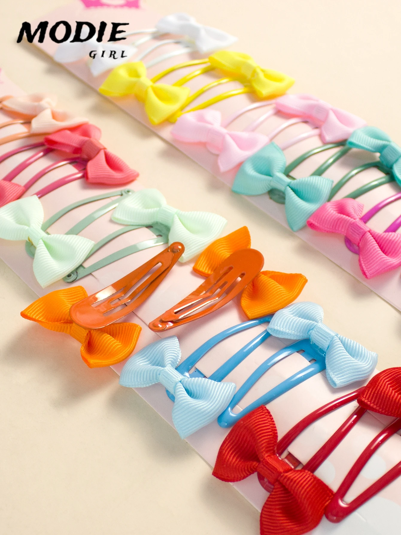 24PCS/set New Fashion Children\'S Bow Hair Clip Women Baby Pet Doge Cat Cute Popular Hair Accessories Headdress headband 1070