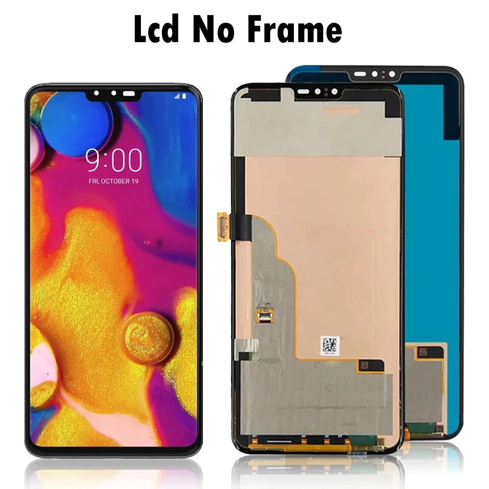 Test Original For LG V50 V40 ThinQ LCD Display Touch Screen Digitizer Assembly Replacement For LG V400 LM-V500 V500N V500EM LCD