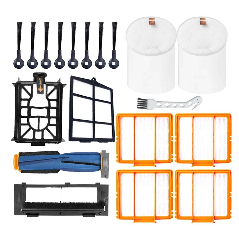 Piezas de repuesto de filtro de cubierta de Cepillo Lateral de rodillo para Shark AI Ultra AV2511AE AV2501S AV2501AE AV2610WA