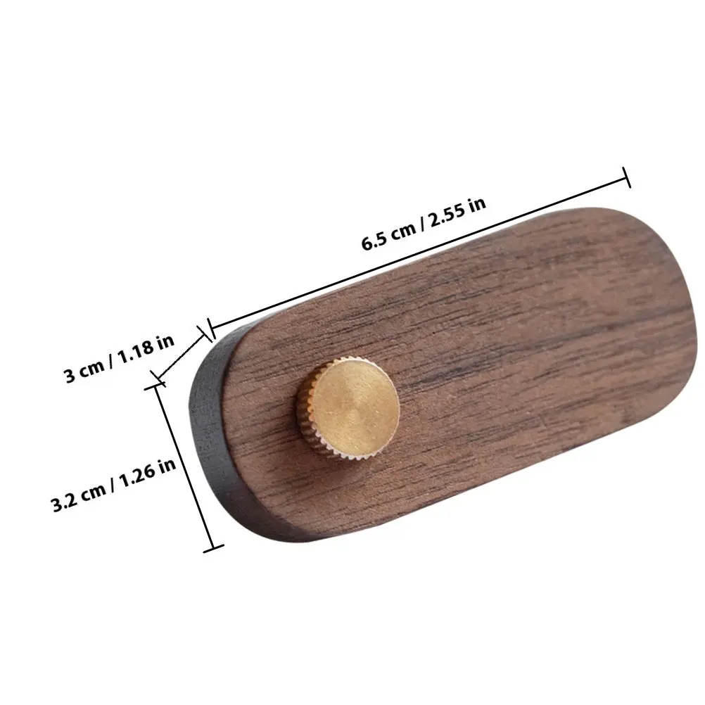 2Pcs Wood Price Tag Display Holders Elegant Smooth Finish Excellent Durability for Storefronts Exhibitions Retail Counters