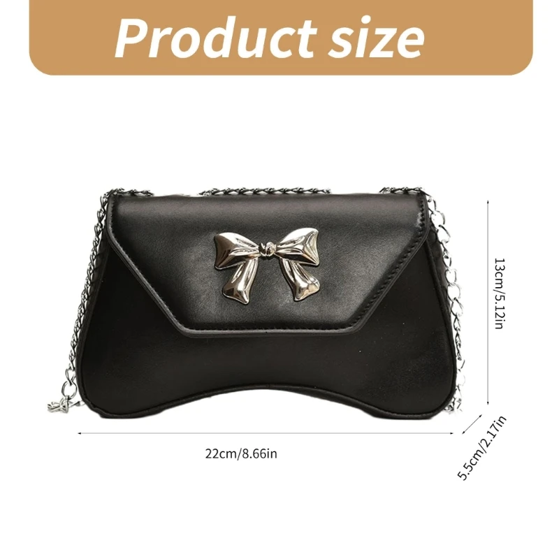 Elegant Shoulder Bag PU Leather Women's Crossbody Purse for Various Occasion