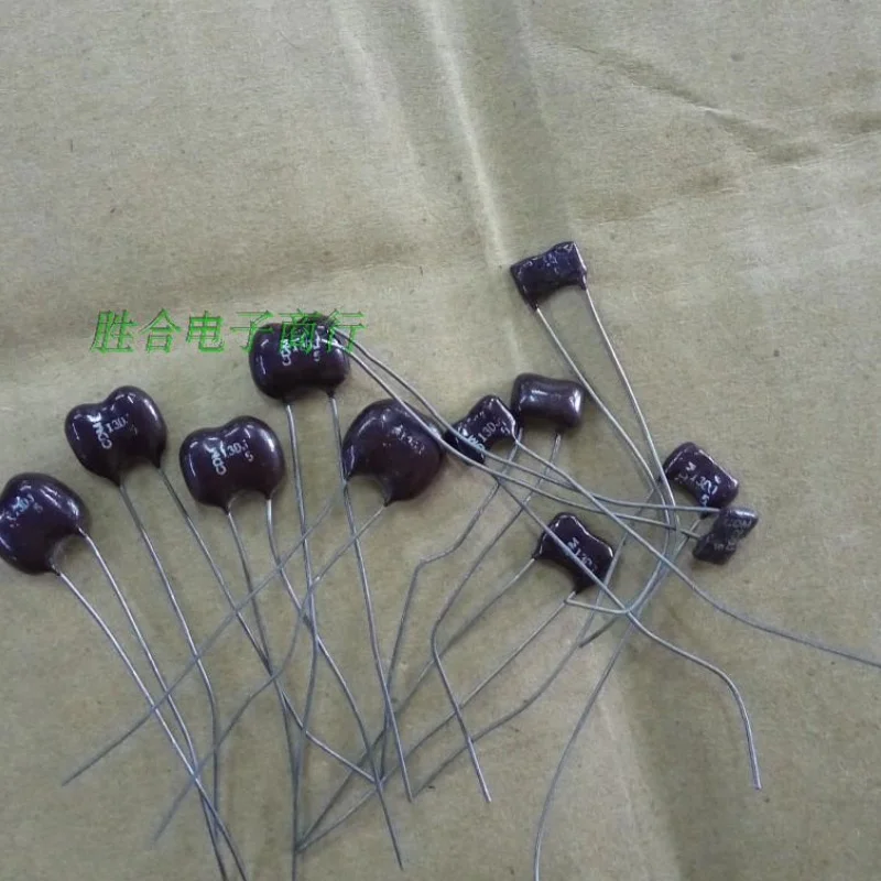 

5PCS mica capacitor 500V 13P 500V 13P original imported silver mica capacitor with a pin spacing of 3mm