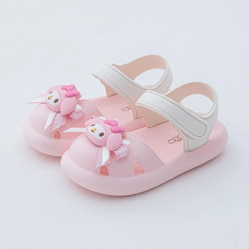 سينامورول Kawaii سانريو أنيمي قلادة الفتيات الأميرة النعال لطيف بلدي ميلودي الصيف الأطفال الصنادل Ins الهدايا للفتيات #2