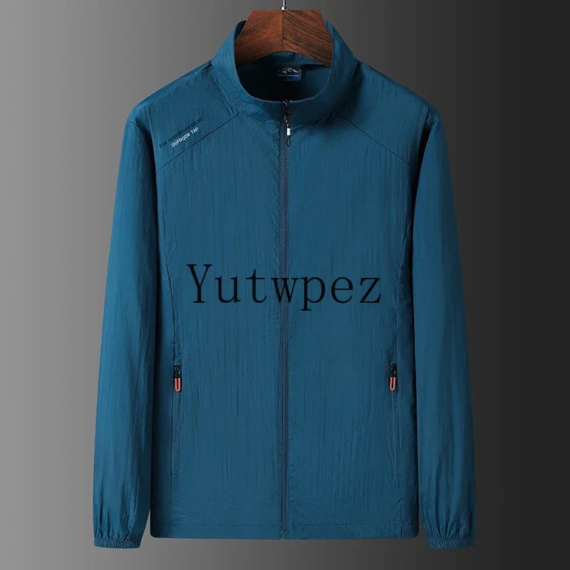 Men's Summer Skin Quick Dry Hiking Jacket Waterproof Sun UV Protection Coats Men Outdoor Sports Fishing Camping Running Jacket