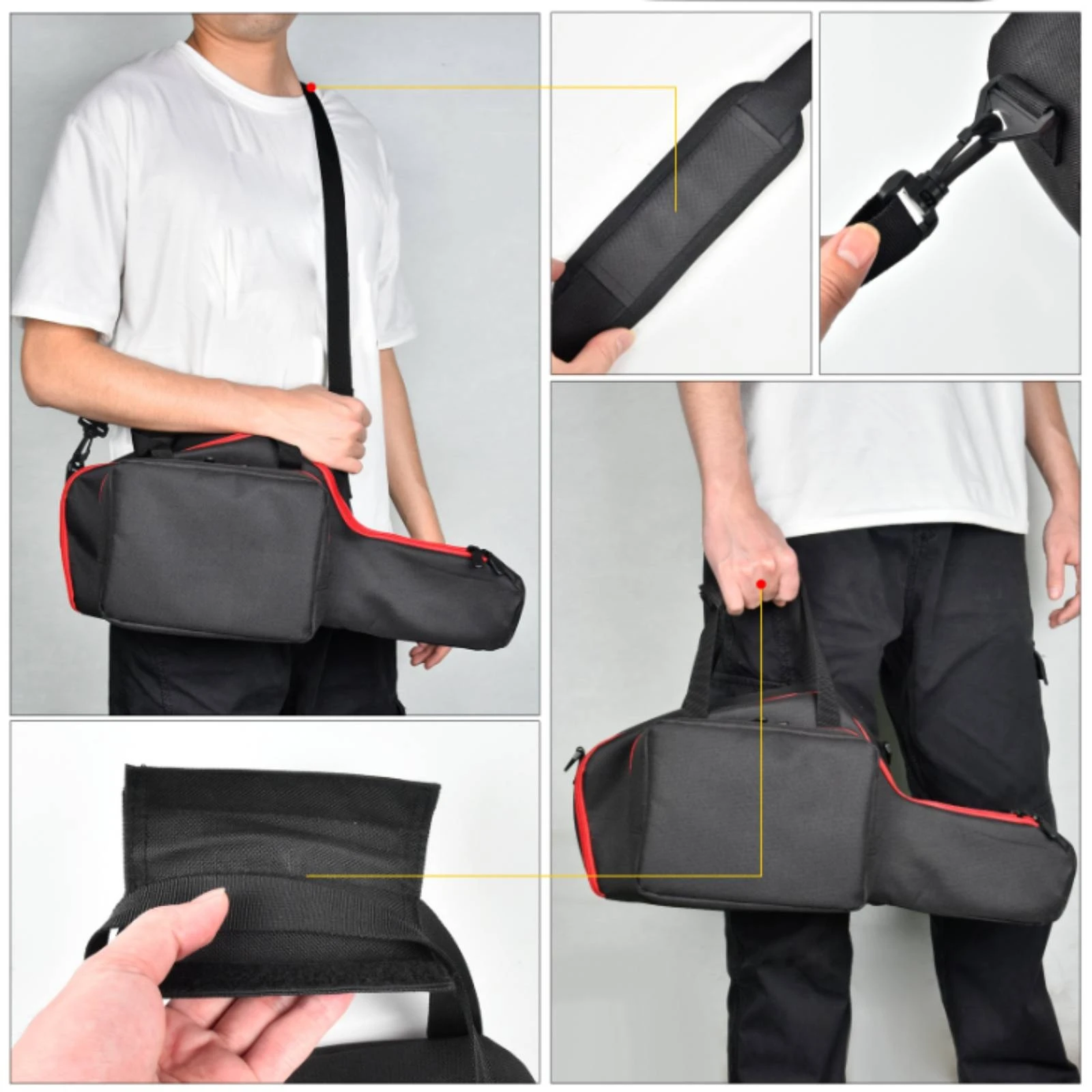 Chainsaw Storage Bag Polyester Chainsaw Carrying Bag with Shoulder Strap Portable Scratch-Resistant