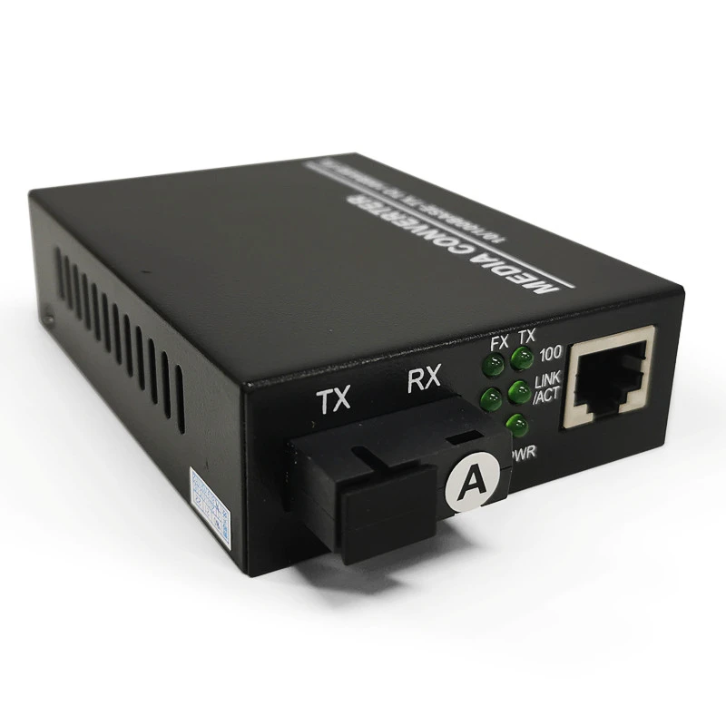 HTOC Gigabit 1 Fiber 1 RJ45 Optic Media Converter GS-03 Single Mode Single Fiber Transceiver 1 Pair 20/40/60/80KM