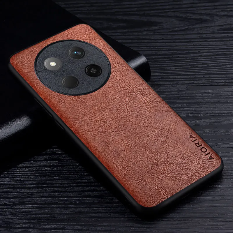 Leather Case For Magic 7 Pro Lite Premium Business Style Retro Litchi Pattern Back Cover for Magic7 Lite case