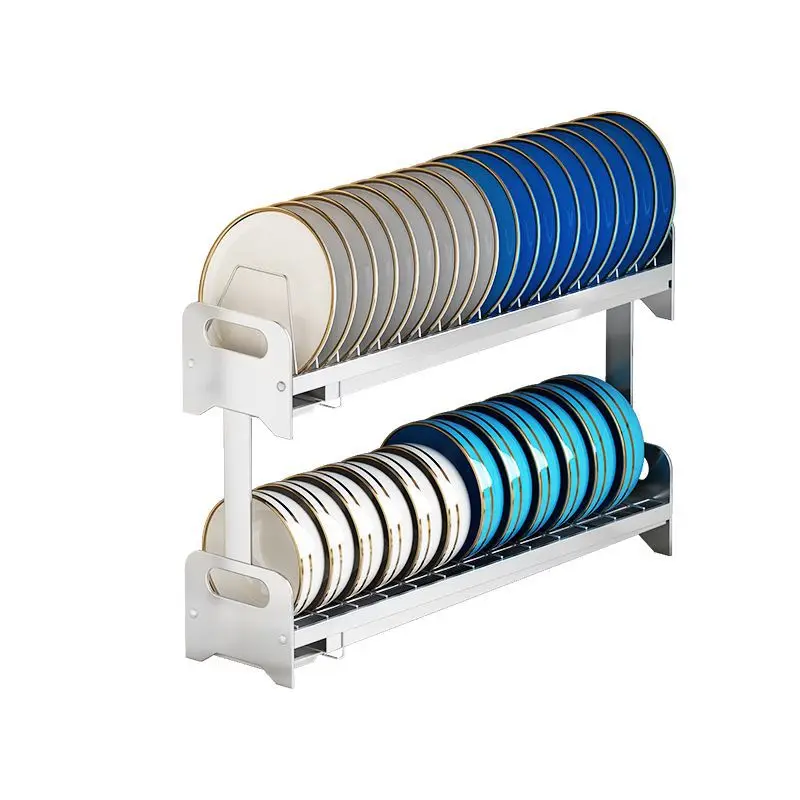 

304 stainless steel kitchen rack, water filtration by sink, small storage rack for dishes, narrow drain bowl rack