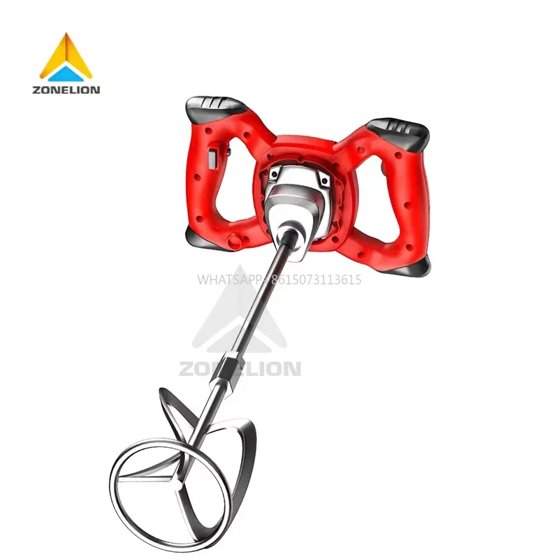 

6 Speed Adjustment 220V 1600W Portable Mortar Concrete Mixer Drill With Rod for Mixing Grout Paint Mud Plaster