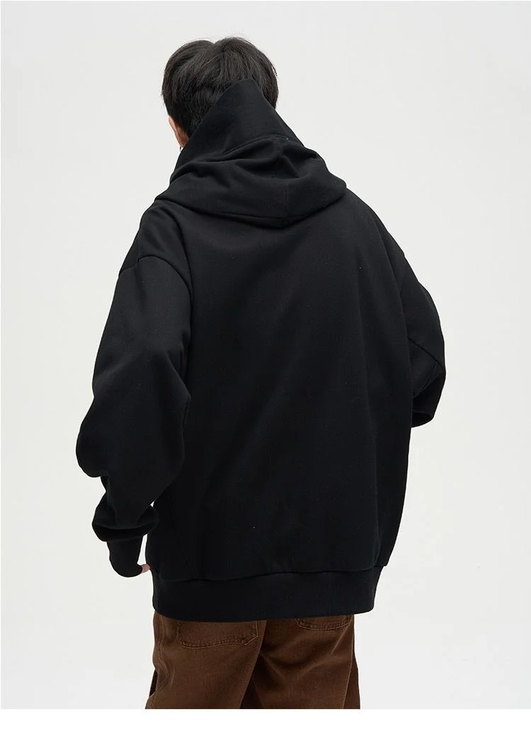 Sudaderas con Capucha para Hombre, Estilo Nueva York, con Calefacción, Capa Térmica para Invierno, Protección contra el Frío, Cómodas, Transpirables, para Actividades al Aire Libre, Aventura Urbana, Lana