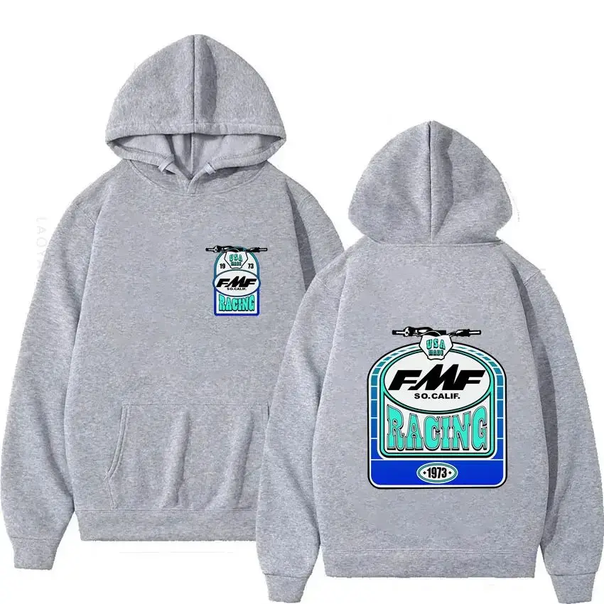 FMF Racing Exhaust Ama Motocross Theme Pullovers Men's winter clothes New in hoodies & sweatshirts Essentials Graphic Y2k Hoody