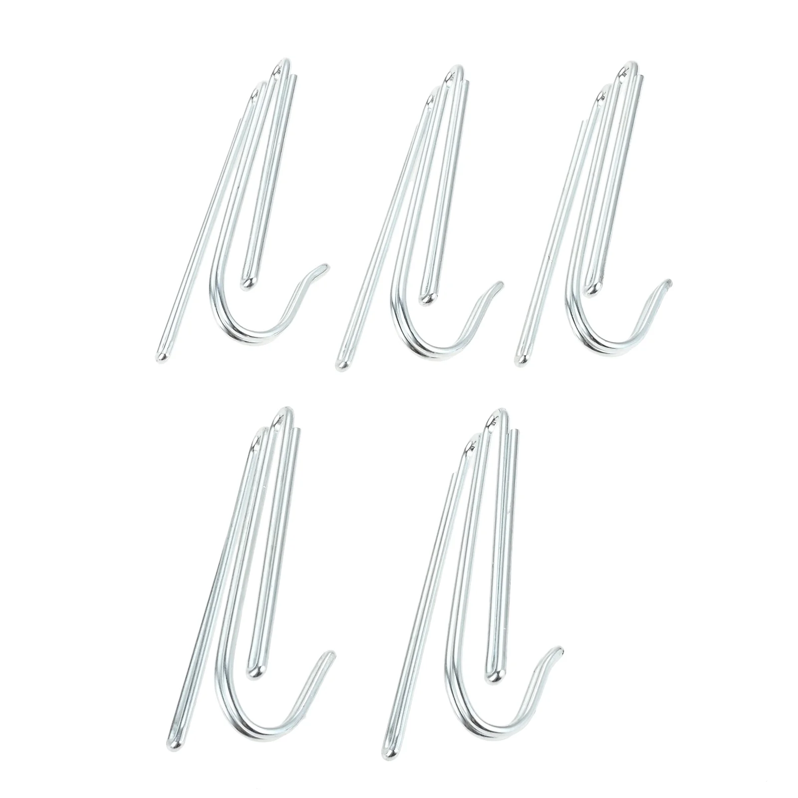 

60Pcs Stainless Steel Curtain Hooks 5.6*2.5cm W Shaped Pinch Pleat Hooks Pleat Tools Clips For Window Shower Curtain Durable